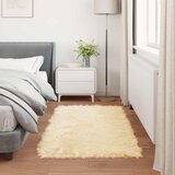  Tepih od umjetne ovčje kože TAFALLA Krem 80 x 150 cm Poliester | shoptok.hr