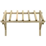  Nadstrešnica za vrata 200 x 100 x 100 cm od masivne borovine | shoptok.hr