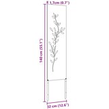  Privatnost u vrtu Cvjetni Maslinovo zelena 32 x 140 cm | shoptok.hr