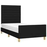  Okvir za krevet bez madraca crni 90x190cm od tkanine | shoptok.hr