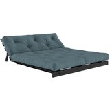Karup Design Modrozelena raztegljiva sedežna garnitura 160 cm Roots Black Night – | Shoptok.si