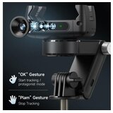  Tripod stabilizator Q19 smart AI sa selfie stickom i LED svetlom crni | Eponuda.com