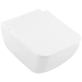 Villeroy Boch 4611RLR1 Venticello Combi-Pack CeramicPlus viseča brezrobna WC školjka z WC desko s počasnim zapiranjem | Shoptok.si