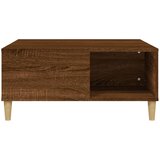  Stolić za kavu smeđi hrast 80x80x36,5 cm konstruirano drvo | shoptok.hr