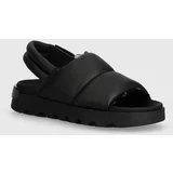 Sorel Usnjeni sandali VIIBE SLINGBACK ženski, črna barva, 2069941010