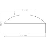 Nice Lamps Zelena stropna svetilka Blacko – | Shoptok.si