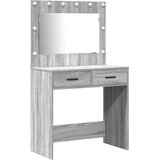 vidaXL Visoki ormar Set od 3 Sivi sonoma Konstruirano drvo Visoki ormar | shoptok.hr