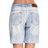 Fashion Hunters Blue denim shorts a'la Bermuda | Eponuda.ba