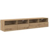 vidaXL TV stene 2 pcs Umetni hrast 80 x 30 x 30 cm Konstruiran les, (5000112819) | Shoptok.si