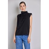 Legendww zenska bluza bez rukava sa drapiranom rol kragnom | Eponuda.com