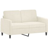  3-dijelni set sofa s jastucima krem baršunasti | shoptok.hr