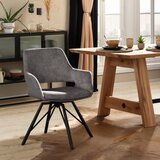 Premium Living naslanjač adriana vrtljiv, siva | Shoptok.si