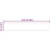  Samoljepljiva podna daska 32 pcs Cement sivi 4,46 m² PVC | shoptok.hr