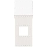  Krov za dječji krevet bijeli 55x84x132 cm masivna borovina | shoptok.hr
