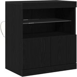  LED komoda Crna 60,5 x 37 x 67 cm Konstruirano drvo | shoptok.hr
