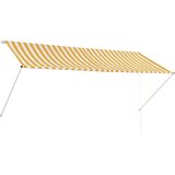  Zložljiva tenda 300x150 cm rumena in bela, (20610400) | Shoptok.si
