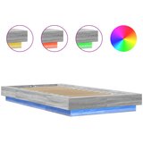  Okvir za krevet s LED svjetlima boja hrasta 90 x 200 cm drveni | Eponuda.ba