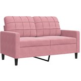  3-dijelni set sofa s jastucima ružičasti baršunasti | shoptok.hr