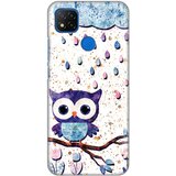 Xiaomi torbica Silikonska Print Skin za Redmi 9C/10A Owl