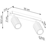  Brilagi - LED spot svetiljka CRESTO 2xGU10/10W/230V tirkizna | Eponuda.com