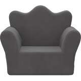  Dječja sofa antracit od mekanog pliša | shoptok.hr