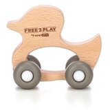 Free 2 Play lesena račka na kolesih | Shoptok.si