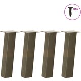  Noge za klub stolić 4 kom. Prirodni čelik 30 cm Čelik | shoptok.hr