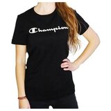 Champion Majice s kratkimi rokavi Crewneck Tee Črna | Shoptok.si