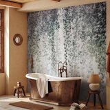  Foto tapeta - Peaceful oasis - landscape of hanging black leaf vines on a grey background 250x175 | shoptok.hr
