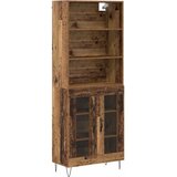  Highboard 2 kom. Staro drvo 69,5 x 34 x 180 cm | shoptok.hr