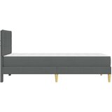  Okvir kreveta s madracem Tamno siva 90 x 190 cm tkanina | shoptok.hr