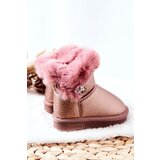 Boto Fleece-lined Snow Boots Pink Bessie | ePonuda.com