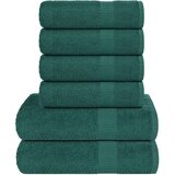 vidaXL 6-dijelni set ručnika zelena boja jabuke 360 gsm 100 % pamuk | shoptok.hr