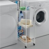 Metaltex Mobilni regal s tremi policami Laundry, 23 x 84 cm | Shoptok.si