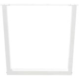  Noge jedilne mize V-oblika 2 kosa Bela 80x(72-73,3) cm Jeklo, (21828634) | Shoptok.si