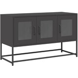 TV ormarić crni 100,5x39x60,5 cm hladno valjani čelik | shoptok.hr