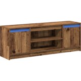 TV komoda s LED starim drvom 139.5x34x50 cm od inženjerskog drva | shoptok.hr