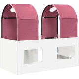  Krevet s Tunelom 4 pcs Bijela i ružičasta Konstruirano drvo - Bijela i ružičasta | shoptok.hr