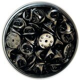 INF DIY broške in bucike za kravate (50 kosov) SilverGrey, (21686106) | Shoptok.si