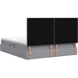  Krevet s madracem i skladištem Svjetlosiva 140 x 200 cm tkanina | shoptok.hr
