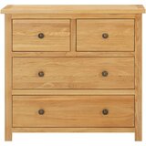  Komoda s ladicama 80 x 35 x 75 cm od masivne hrastovine | Eponuda.com