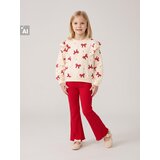 Sinsay Crewneck majica s pamukom i motivom mašni | shoptok.hr