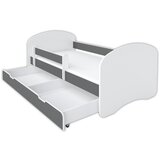 Happy Krevet Sa Fiokom I Dušekom160X80 Sivo-Beli | ePonuda.com
