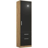 Rauch Möbel omara s klasičnimi vrati, siva, hrast artisan | Shoptok.si