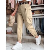 DStreet Spodnie damskie baggy GOTRENDI ciemnobeżowe | Shoptok.si