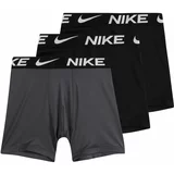 Nike Sportswear Spodnjice siva / črna / bela