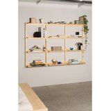 Karup Design Zidna polica od masivnog bora u prirodnoj boji 192x127 cm Groove – | shoptok.hr