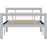  Okvir za krevet sivo-bijeli metalni 90 x 200 cm | Eponuda.ba