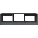 vidaXL Klubska mizica siva 110x50x34 cm trdna borovina | Shoptok.si