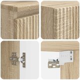  Set namještaja za kupaonicu 2 kom. Hrast sonoma Smeđa 33 x 34,5 x 100 cm | shoptok.hr